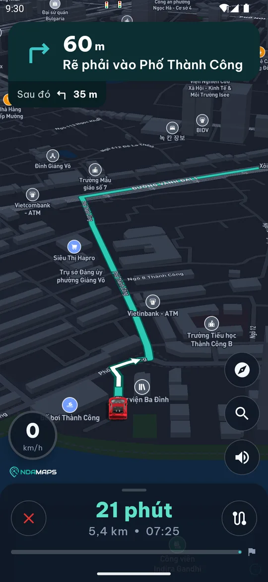 Màn dẫn đường 3D của GoMate